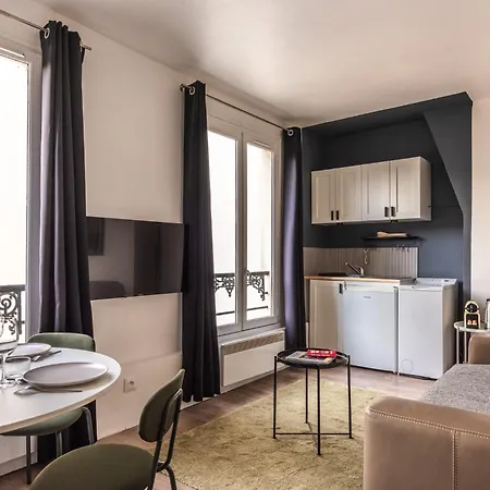 Appartement Charming - Atelier Lumieres - 4 Guests Paris